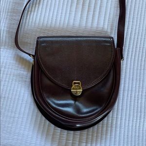 Vintage Gucci bag leather brown/reddish
